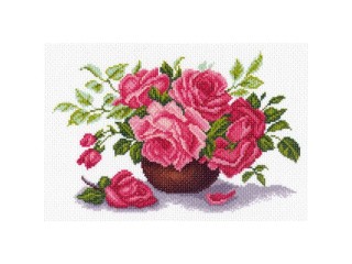 Рисунок на канве «Букет роз»