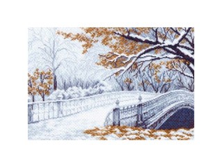 Рисунок на канве «Первый снег»