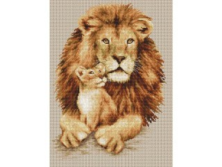 Набор для вышивания «Лев» Набор для вышивания «Лев»