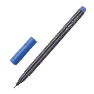 Ручка капиллярная (линер) FABER-CASTELL «Grip finepen», синяя