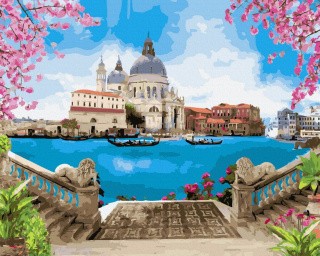 Картина по номерам «Венеция. Санта-Мария-Делла-Салюте»
