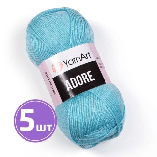 Пряжа YarnArt Adore (342), светлый айсберг, 5 шт. по 100 г Пряжа YarnArt Adore (342), светлый айсберг, 5 шт. по 100 г