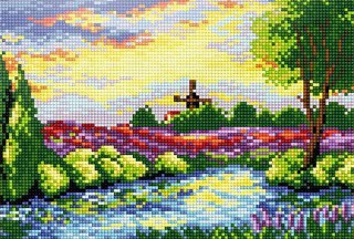 Алмазная вышивка «Весенний пейзаж» Алмазная вышивка «Весенний пейзаж»