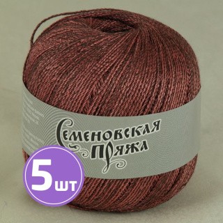 Пряжа Семеновская пряжа Mone (15537), махагон-коралл, 5 шт. по 100 г Пряжа Семеновская пряжа Mone (15537), махагон-коралл, 5 шт. по 100 г