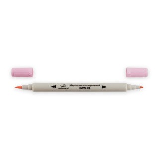 Акварельный маркер-кисть, 0.8 мм - 2 мм, кисть/круглое тонкое, светло-розовый (Medium Pink), VISTA-ARTISTA