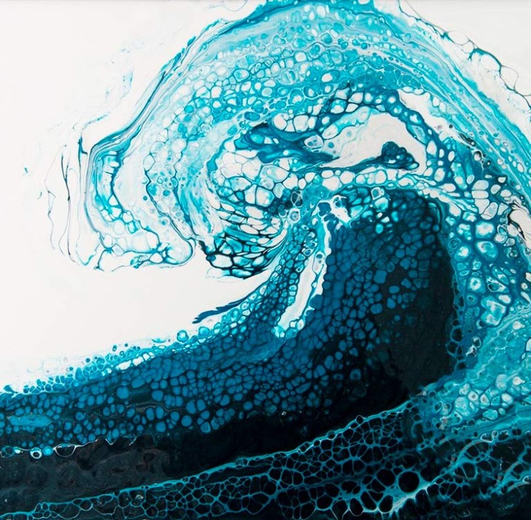 Набор красок для рисования жидким акрилом Флюид Арт, Art Blong — картинка 13