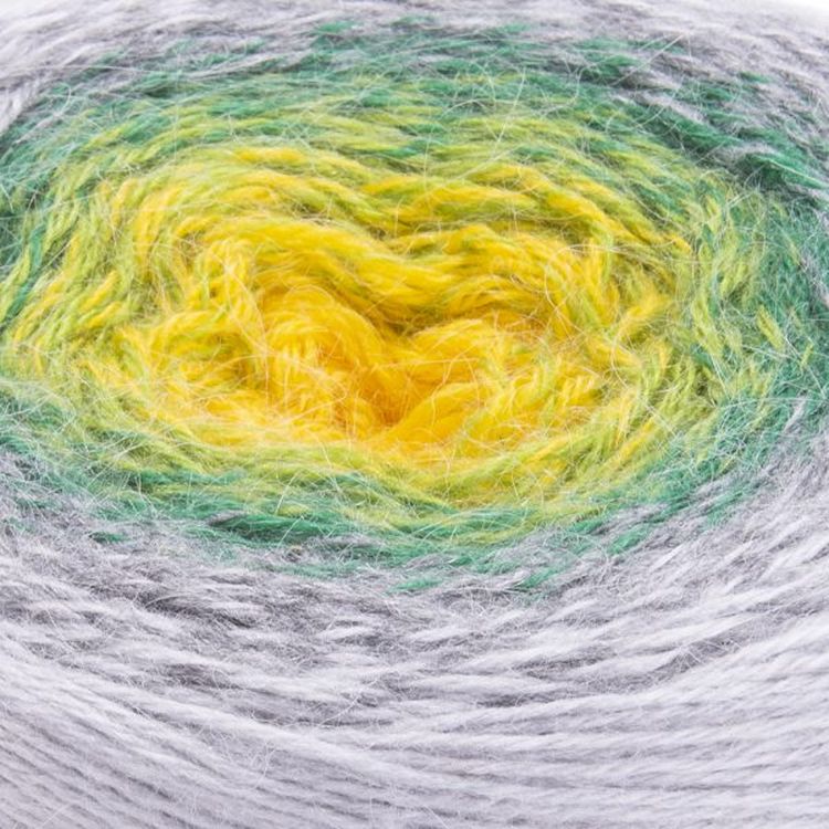 Пряжа YarnArt Flowers Alpaca (424), мультиколор, 5 шт. по 250 г — картинка 2