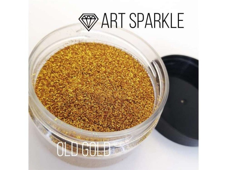Глиттер мелкий Old Gold, 50 г, Craftsmen.store — картинка 2