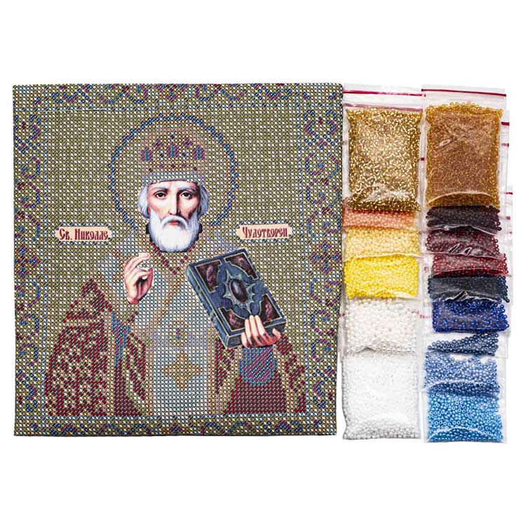 Набор вышивки бисером «Святой Николай Чудотворец» — картинка 3