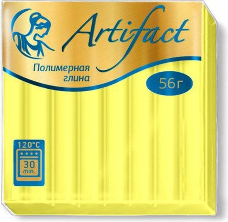 Полимерная глина Артефакт Advanced formula, цвет: 433 мимоза, 56 г