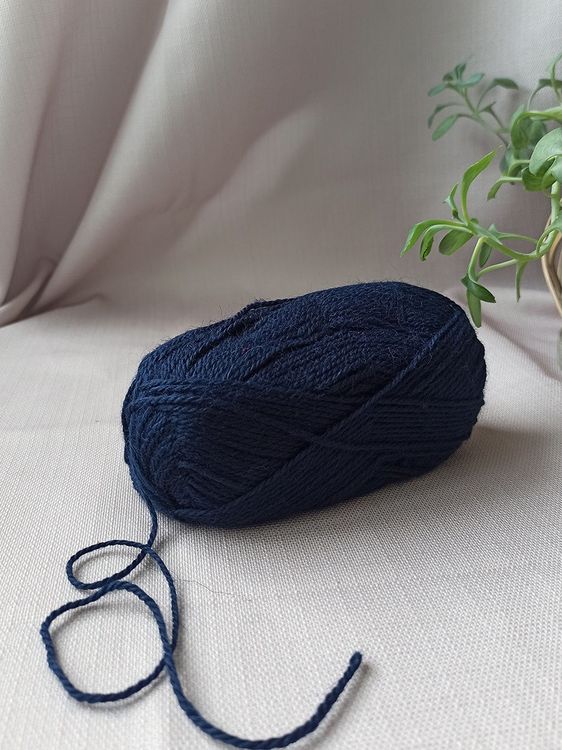 Пряжа Камтекс Бамбино (173), синий, 5 шт. по 50 г — картинка 3