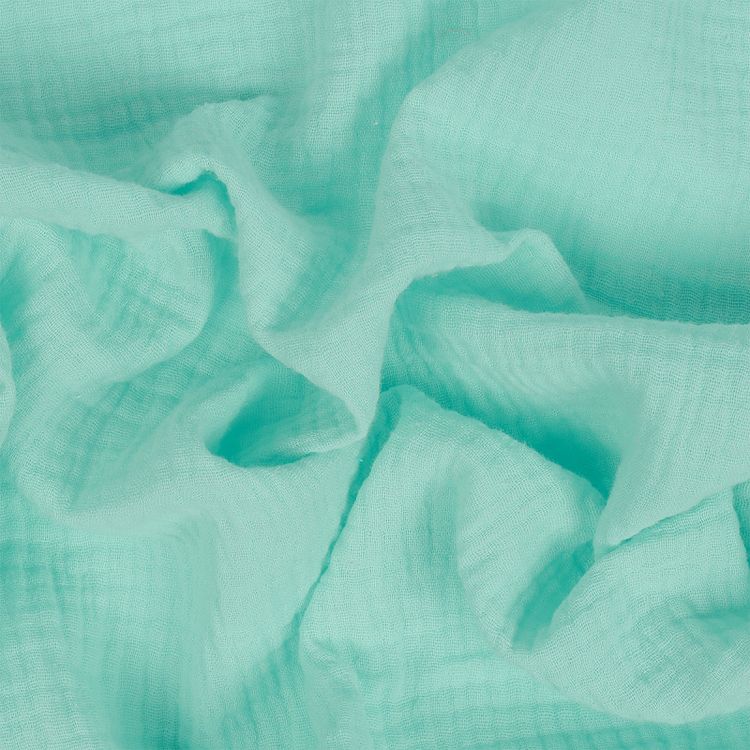 Ткань Муслин, 5 м x 130 см, 125 г/м², цвет: тиффани, TBY — картинка 3