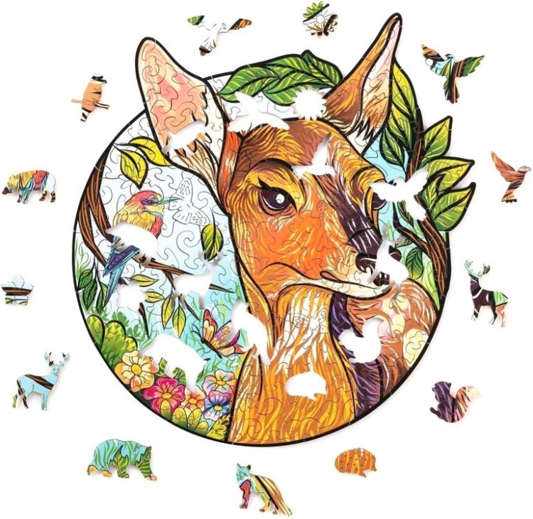 Деревянный пазл Wood Trick «Очаровательный Олененок» — картинка 2