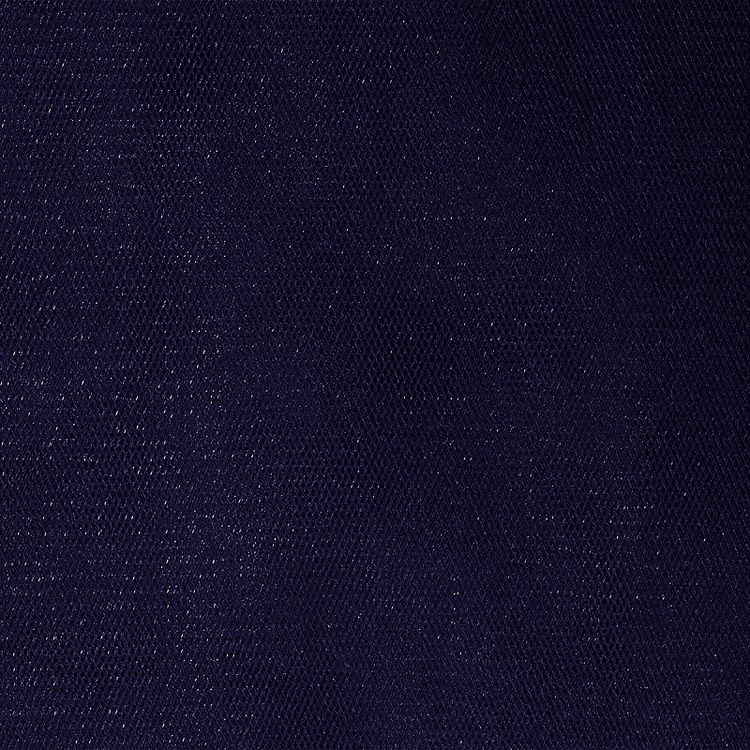 Фатин Kristal средней жесткости, блестящий, 5 м, ширина 300 см, цвет: темно-синий — картинка 3