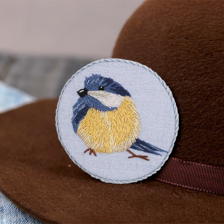 Набор для вышивания «Брошь. Синичка» — картинка 2