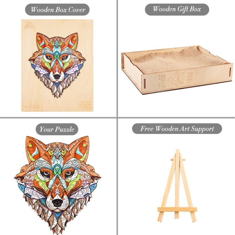Деревянные пазлы «Хитрая Лиса S», Woodbests — картинка 6