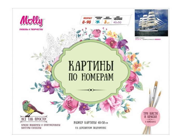 Картина по номерам «Корвет» — картинка 2