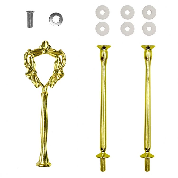 Фурнитура для фруктовницы Ажурная золотая — картинка 3