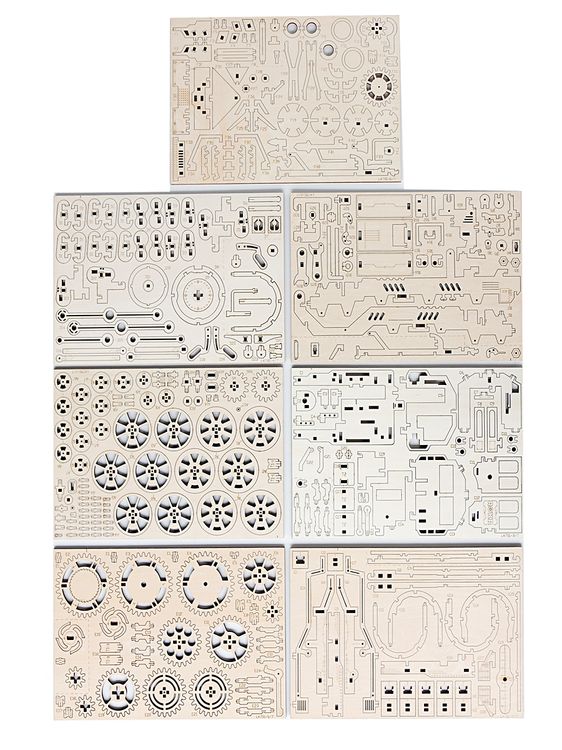 3D-пазл Локомотив, 349 элементов — картинка 5