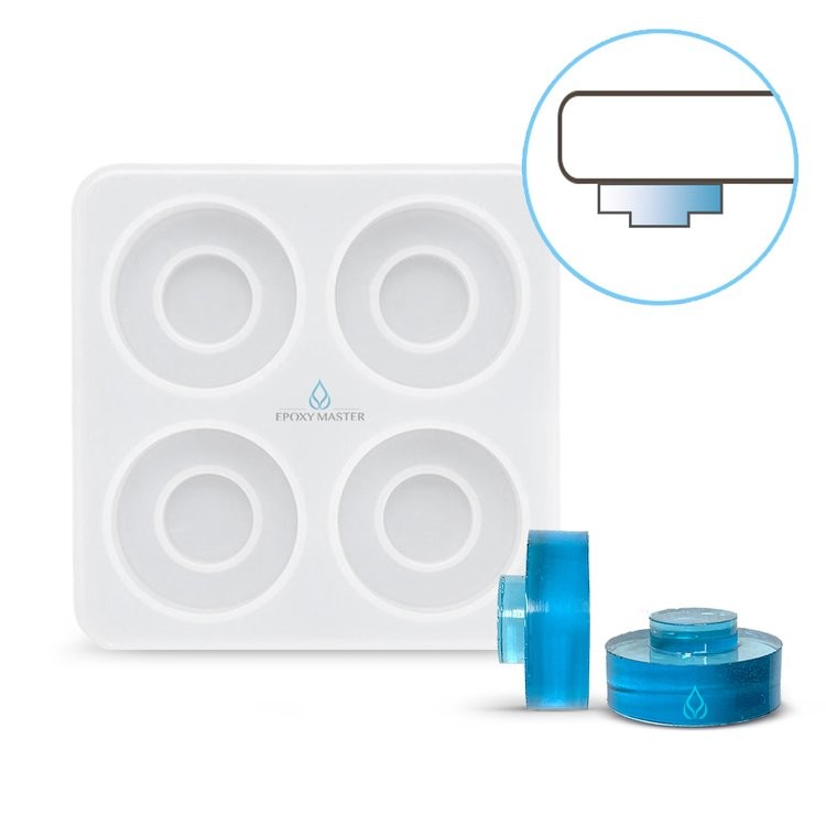 Силиконовый молд Epoxy Master ножки, 10х10 см — картинка 2