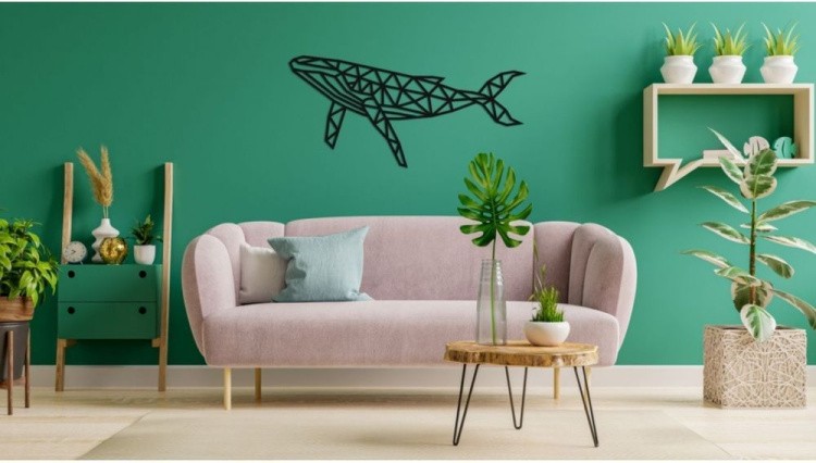 Деревянный интерьерный пазл «Большой Кит», Eco Wood Art — картинка 3