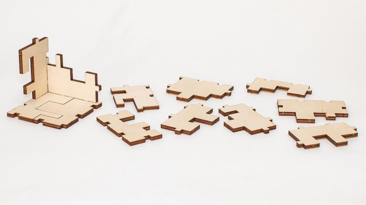 Конструктор из дерева «Cube 3D puzzle», Eco Wood Art — картинка 3