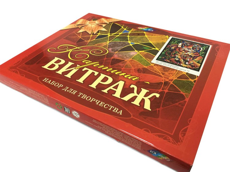 Витраж-раскраска «Жар-птица» — картинка 7