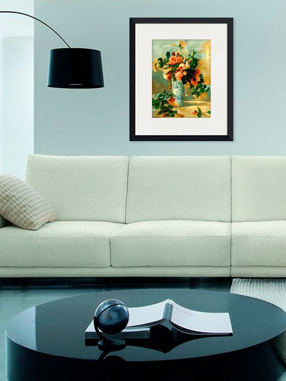 Картина по номерам «Ренуар. Букет роз» — картинка 8