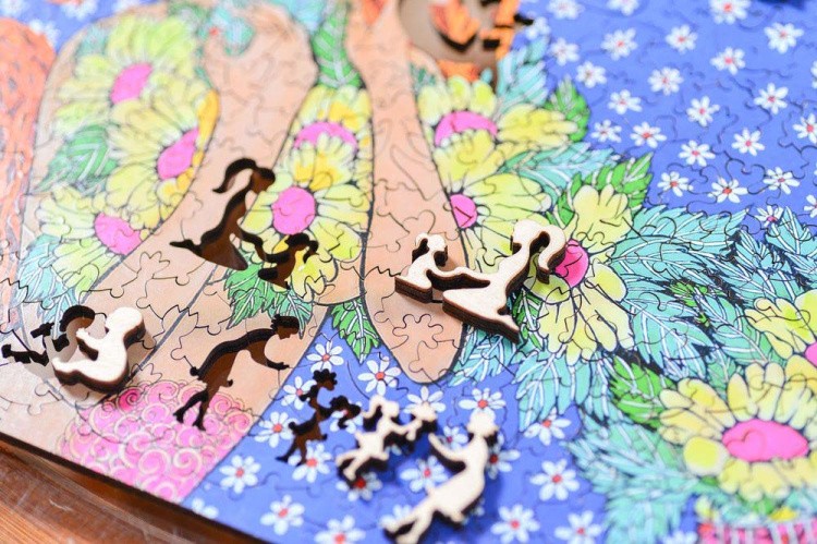 Деревянные пазлы DAVICI «Моему дитя (двусторонние)» — картинка 6