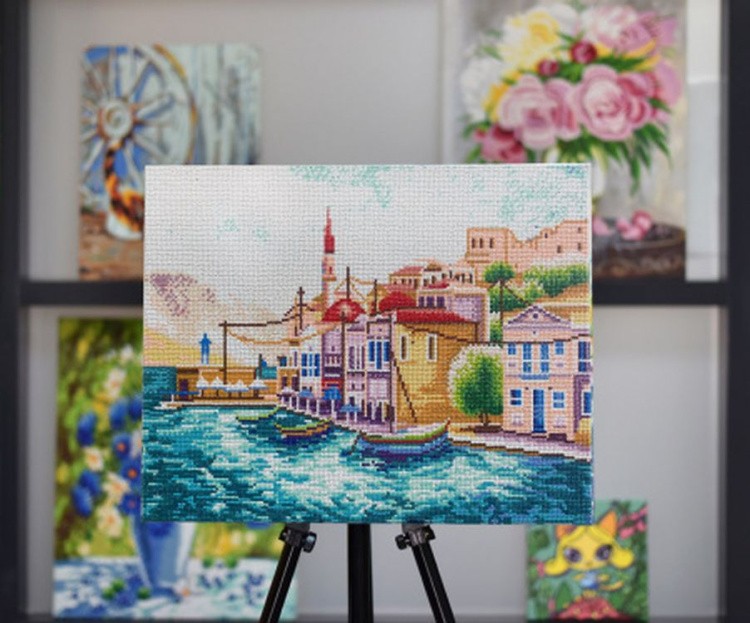 Алмазная вышивка «Морской пейзаж» — картинка 3