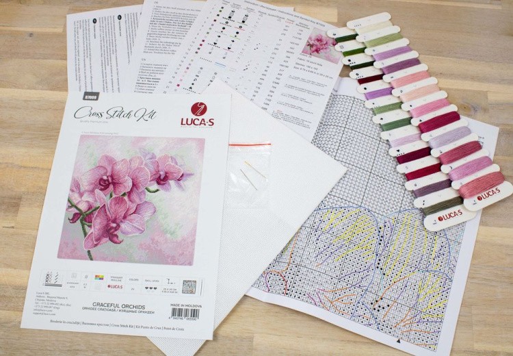 Набор для вышивания «Изящные орхидеи» — картинка 5