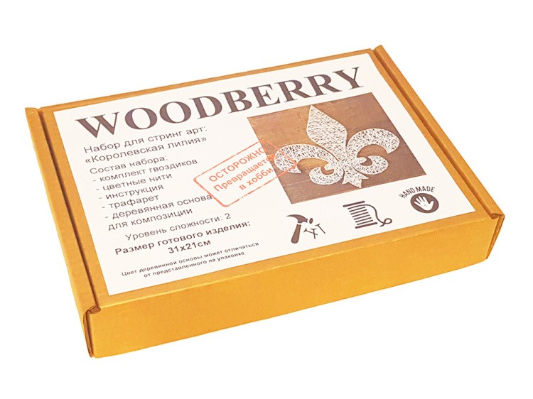 Набор для творчества STRING ART «Королевская лилия» — картинка 2