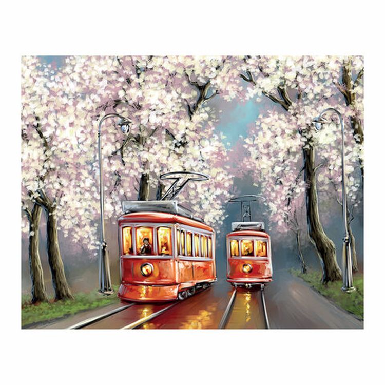 Холст на картоне с контуром BRAUBERG ART CLASSIC «Улочки», 30х40 см, грунтованный, хлопок — картинка 5