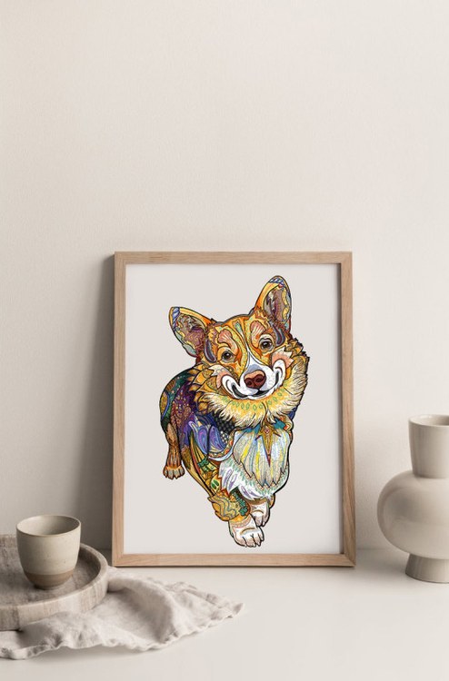 Деревянные пазлы «Веселый Корги S», Woodbests — картинка 8