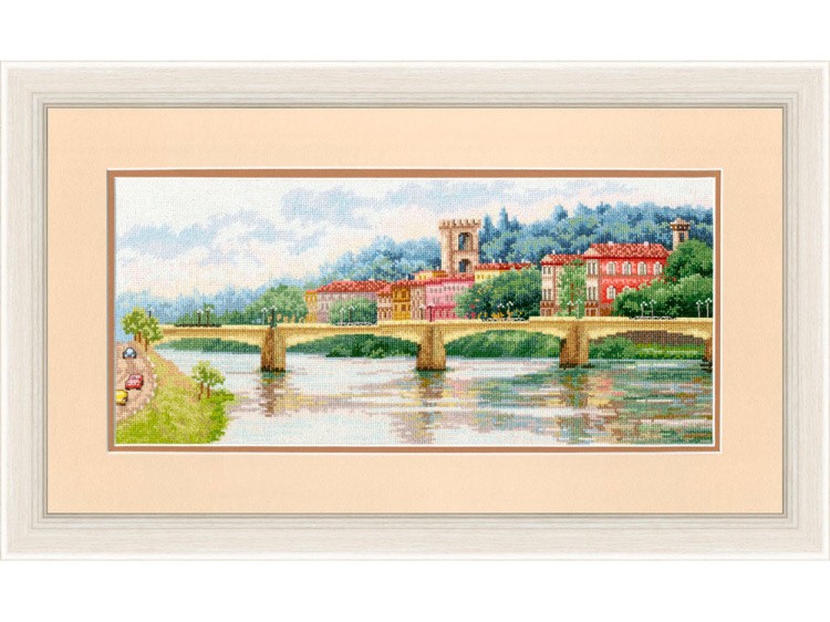 Набор для вышивания «Мост Понте-алле-Грацие, Флоренция» — картинка 2