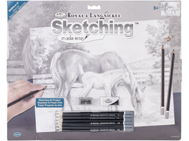 Набор для скетчинга «Лошади» — картинка 2