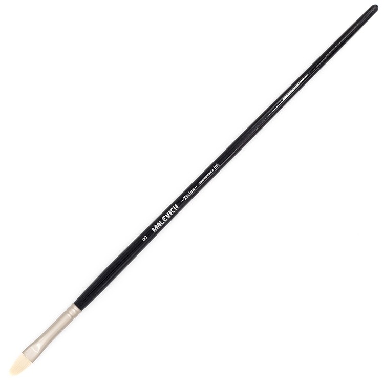 Кисть из синтетики Tician, плоскоовальная №8 — картинка 2