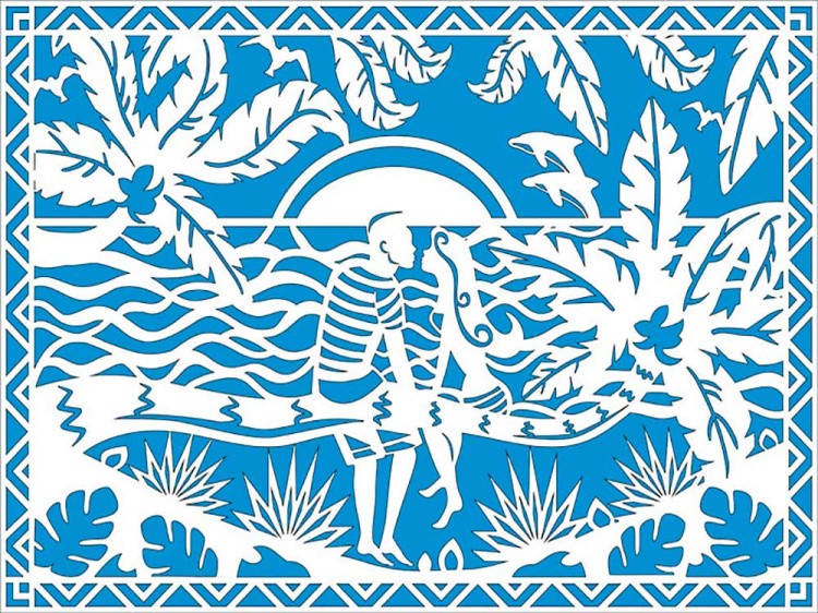 Вытынанка «Романтический отпуск» — картинка 6