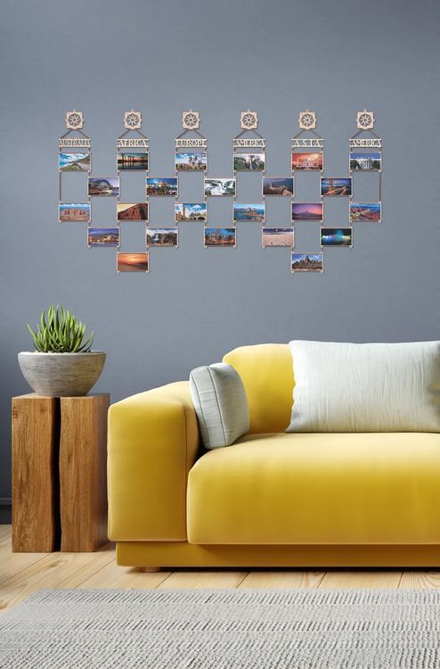 Деревянный пазл, двусторонний «Карта мира. Азия», Eco Wood Art — картинка 5