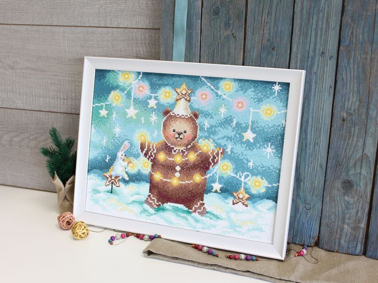 Алмазная вышивка «Скоро праздник» — картинка 3