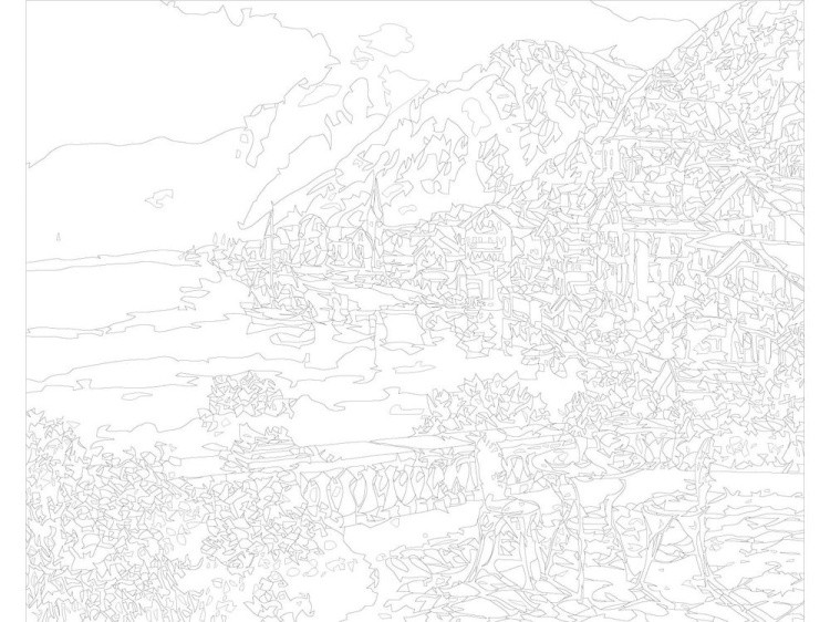 Картина по номерам «Столик с видом на море» — картинка 3