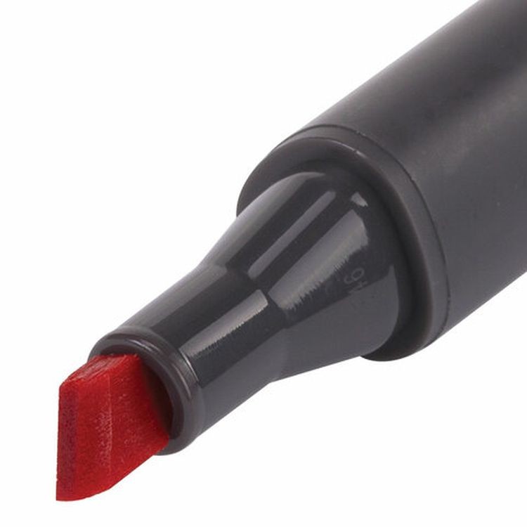 Маркер для скетчинга двусторонний 1 мм - 6 мм BRAUBERG ART CLASSIC, цвет: яркий алый — картинка 3