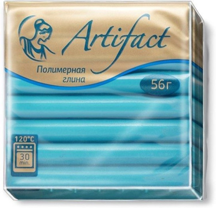 Полимерная глина Артефакт Advanced formula, цвет: 467 голубой топаз, 56 г
