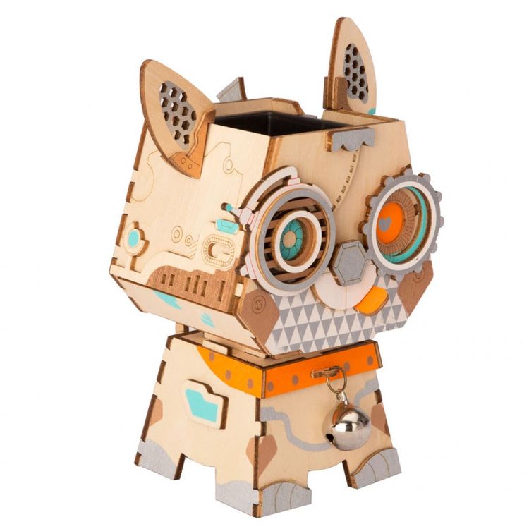 3D-пазл Цветочный горшок «Щенок», 58 элементов — картинка 4