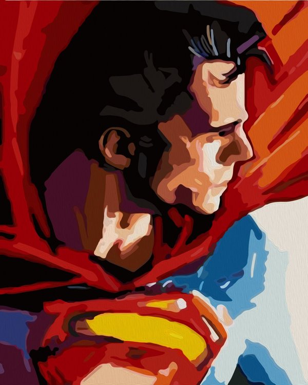Картина по номерам «Супер Герой»