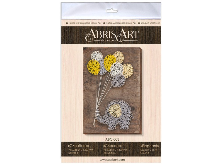 Набор для творчества STRING ART «Слоненок» — картинка 6