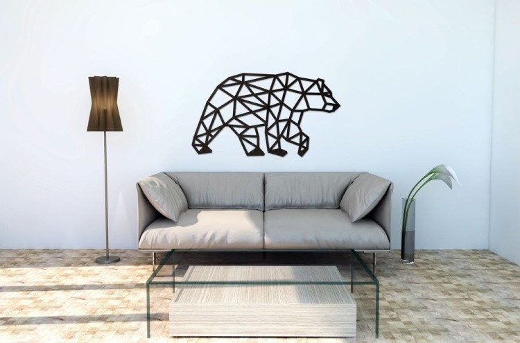 Деревянный интерьерный пазл «Медведь», Eco Wood Art — картинка 2