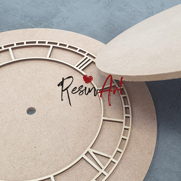 Набор для создания часов LUX, диаметр 50 см, ResinArt — картинка 2