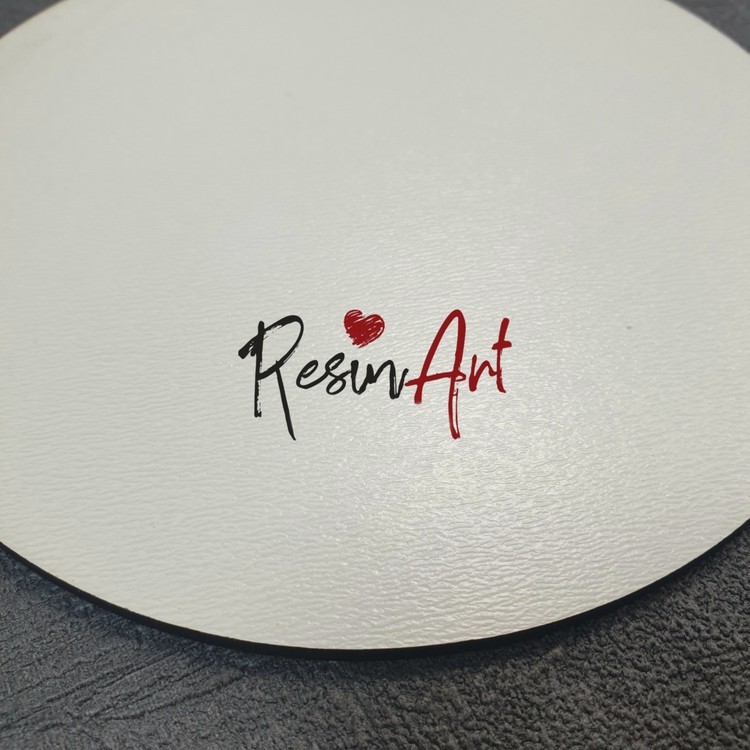 Заготовка для подстаканника №4 - Круг (ХДФ белый) 13 см, 1 шт., ResinArt — картинка 3