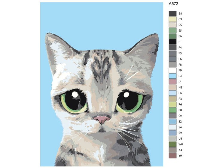 Картина по номерам «Маркиз» — картинка 2